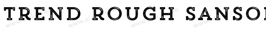 trend rough sansone字体转换 trend rough sansone字体转换